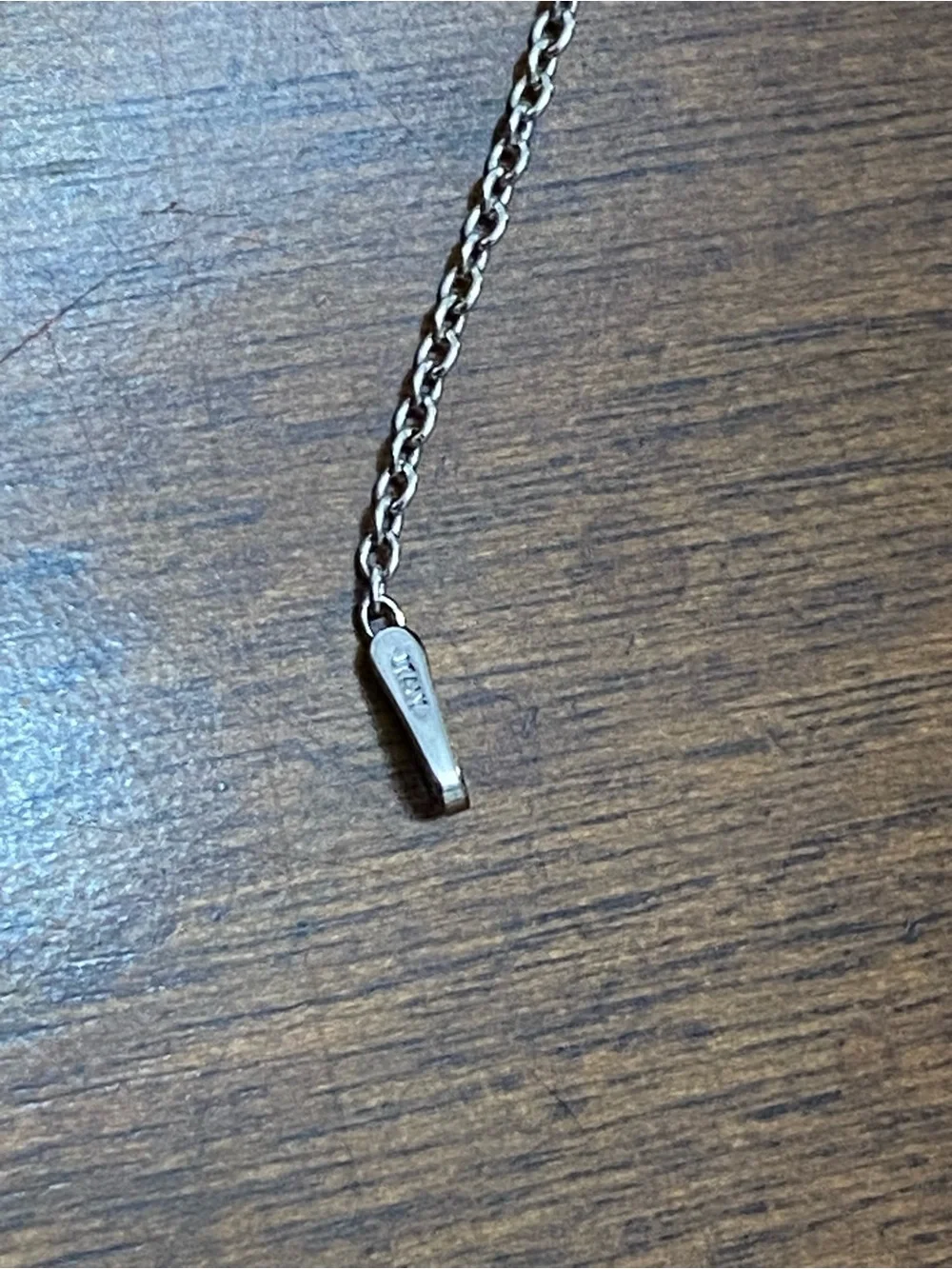 Choker Sized Sterling Silver Dainty Chain - Picture 3 of 4